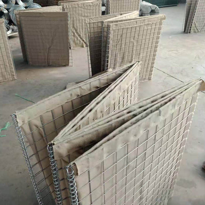 Defensive bastion hesco barrier for military sand wall