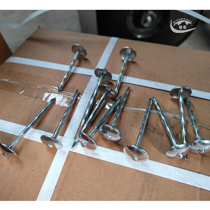 Hot-Dip Galvanized Umbrella Head Roofing Nails – Rustproof, Strong Grip, Ideal for Tropical Roofs