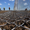 Customizable High Security Chain Link Fence Systems Galvanized Steel PVC Coated Options with Optional Security Toppings