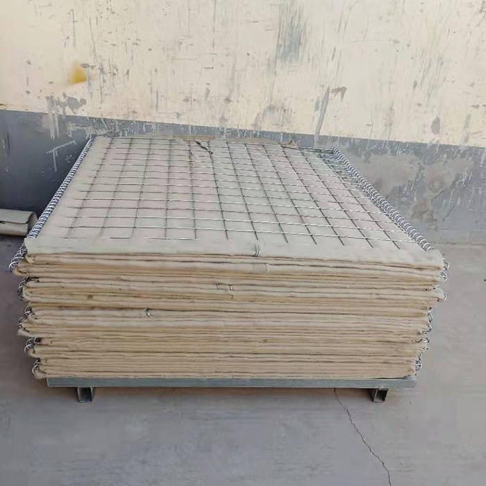 Heavy galvanized hesco barrier for military fortification