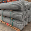 Customizable High Security Chain Link Fence Systems Galvanized Steel PVC Coated Options with Optional Security Toppings