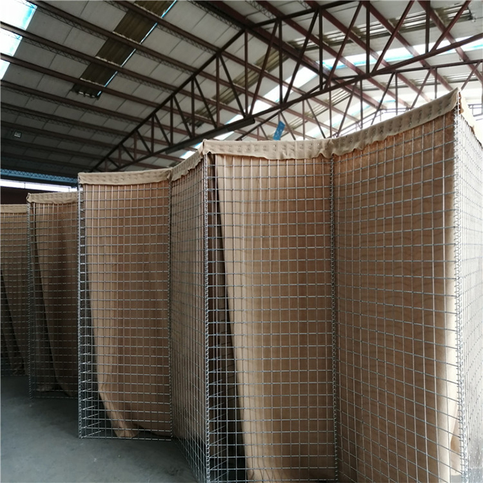 Military welded mesh panel hesco barrier defensive bastion