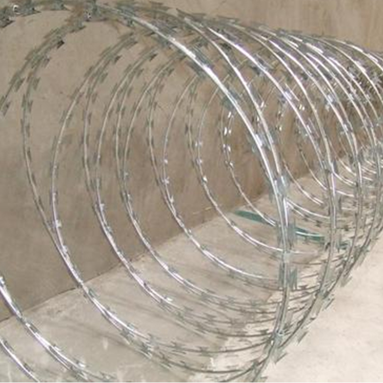 Hot sale hot dipped galvanized concertina razor barbed wire military fence