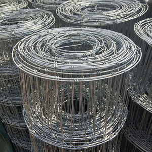 8ft high tensile electro galvanized game wire fence 