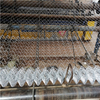 50x50mm diamond mesh galvanized 6ft chain link iron wire mesh fence