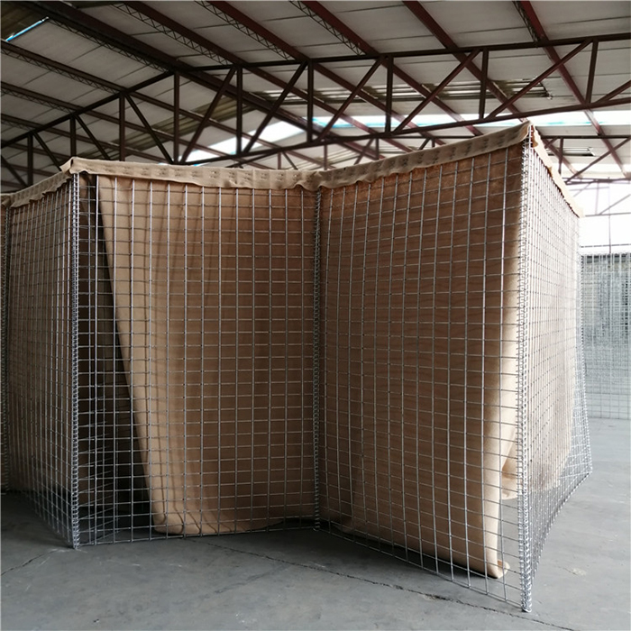 Galvanized hesco barrier welded mesh galvanized iron wire square for protection