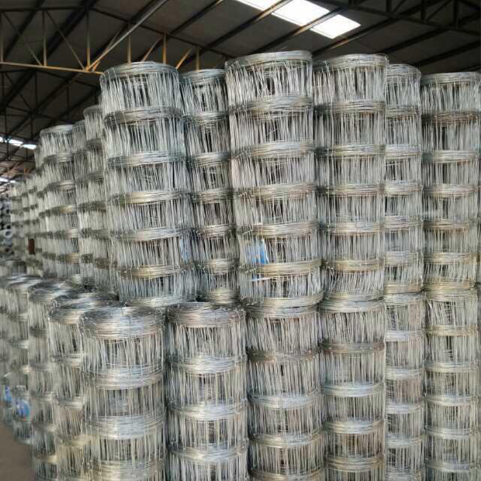 8ft high tensile electro galvanized game wire fence 