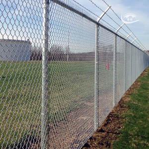 Customizable High-Security Galvanized Chain Link Fence PVC-Coated Chain Link Fencing for Easy Installation